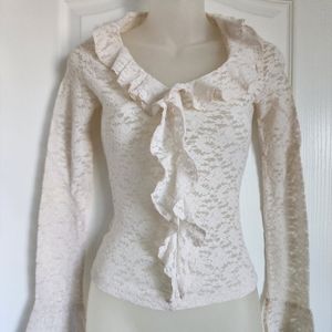 Long Sleeve Floral Mesh!